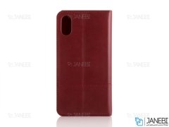 کیف چرمی آیفون Nuoku Leather Case iPhone X/XS