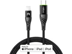 کابل شارژ سریع و انتقال داده تایپ سی به لایتنینگ رلیکو RELIQO Lightning to Type-C 1.2M RCA-650