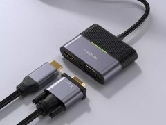 هاب آداپتور چندکاره تایپ سی مک دودو Mcdodo HU-772 3in1 Type-C Hub  دارای خروجی های رایج تصویر