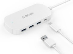 هاب آداپتور تایپ سی به یو اس بی اوریکو Orico HCD1 Type-C to USB3.0 PD HUB دارای طراحی زیبا