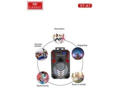 اسپیکر بلوتوث قابل حمل همراه با میکروفون ارلدام مدل Earldom ET-A7 Portable Speaker With 1 Mic