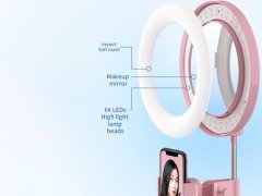 رینگ لایت رومیزی مخصوص آرایش توتو Totu Live Makeup Multipurpose Desk Lamp G3 متشکل از چراغ های ال ای دی