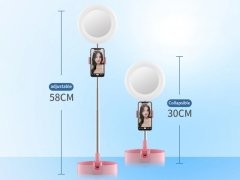 رینگ لایت رومیزی مخصوص آرایش توتو Totu Live Makeup Multipurpose Desk Lamp G3 قابلیت تنظیم ارتفاع