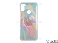 قاب ژله ای و پاپ سوکت سامسونگ Kenzo PopSocket Case Samsung Galaxy A11