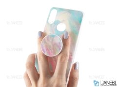 قاب ژله ای و پاپ سوکت سامسونگ Kenzo PopSocket Case Samsung Galaxy A10s