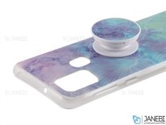 قاب ژله ای و پاپ سوکت سامسونگ Kenzo PopSocket Case Samsung Galaxy A21s