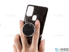 قاب ژله ای و پاپ سوکت سامسونگ Kenzo PopSocket Case Samsung Galaxy A21s