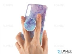 قاب ژله ای و پاپ سوکت سامسونگ Kenzo PopSocket Case Samsung Galaxy A50