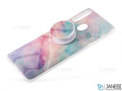 قاب ژله ای و پاپ سوکت سامسونگ Kenzo PopSocket Case Samsung Galaxy A20s