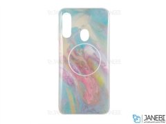 قاب ژله ای و پاپ سوکت سامسونگ Kenzo PopSocket Case Samsung Galaxy A20s