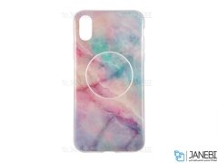 قاب ژله ای و پاپ سوکت آیفون Kenzo PopSocket Case iPhone X/XS