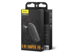 Baseus GAMO 3-in-1 iP Male to Dual iP & 3.5mm Female Adapter L47