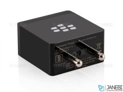 شارژر و کابل اصلی بلک بری Blackberry Adapter Power Type-C Cable