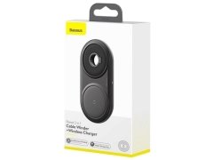 شارژر وایرلس دوتایی گوشی و اپل واچ بیسوس Baseus BS-W511 Cable Winder Wireless Charger