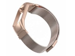 بند فلزی حصیری دستبند سلامتی شیائومی می بند ۵ Xiaomi Mi Band 5 Metal Magnetic Strap