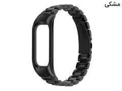 بند فلزی براق دستبند سلامتی شیائومی می بند 5 Xiaomi Mi Band 5 metalic Metal Strap