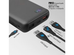 پاوربانک 20000 میلی آمپر پرو وان ProOne PM13 Power Bank 20000mAh