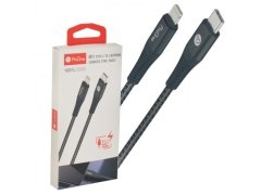 کابل شارژ سریع و انتقال داده تایپ سی به لایتنینگ پرووان ProOne M11 Type-C to Lightning 1M