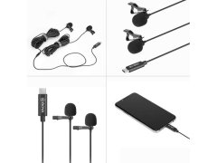 میکروفون تایپ سی بویا BOYA BY-M3D Digital Dual-Head Microphones