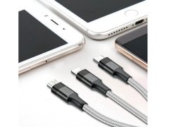 کابل شارژ سه سر باوین Bavin CB-163 3in1 Cable 1m