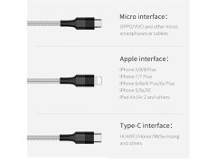کابل شارژ سه سر باوین Bavin CB-163 3in1 Cable 1m