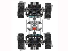 چهار چرخ شاسی بلند ساختنی شیائومی Xiaomi Mitu Building Blocks Engineering Crane