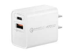 شارژر دیواری سریع دو پورت مومکس Momax UM13CN OnePlug PD QC3.0 Charger 20W