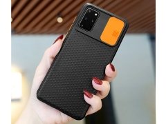قاب محافظ با درپوش کشویی لنز سامسونگ Lens protector Case Samsung Galaxy S20 Plus