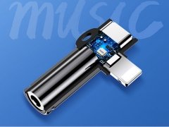 مبدل لایتنینگ به لایتنینگ و صدا توتو Totu EAUC-23 Revival Audio Converter