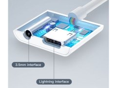 مبدل لایتنینگ به لایتنینگ و صدا توتو Totu EAUC-25 Glory IP to 3.5/ip Audio Charging Adapter