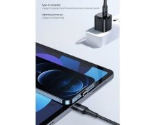 کابل آهنربایی تایپ سی به لایتنینگ+تایپ سی سریع یوسامز Usams US-SJ495 U66 Type-C to Lightning+Type-C Cable 1.2m