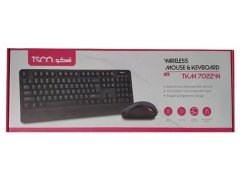 کیبورد و ماوس بی سیم تسکو TSCO TKM 7022 Keyboard and Mouse