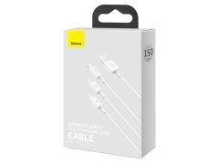 کابل شارژ سریع سه سر بیسوس Baseus Superior Fast Charging USB to M+L+C