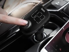 خرید شارژر فندکی فست شارژ ماشین با قابلیت پخش موسیقی و تماس هوکو