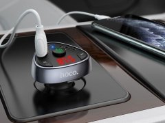 شارژر فندکی فست شارژ ماشین و گیرنده بی سیم هوکو