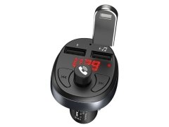 شارژر فندکی فست شارژ ماشین و گیرنده بلوتوثی خودرو هوکو