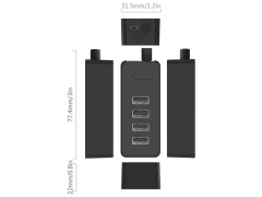 هاب 4 پورت اوریکو ORICO W5P-U2 USB2.0 Desktop HUB
