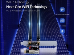 کارت شبکه وای فای و دانگل بلوتوث اینترنال اوریکو ORICO PTR-XTU WIFI6 Dual Band Wireless Card