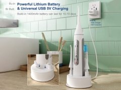 مسواک برقی با دستگاه شستشوی دهان YaFex Cordless Flosser Teeth Cleaner with Toothbrush