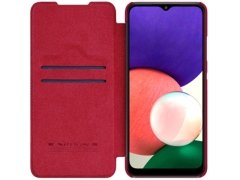کیف محافظ چرمی نیلکین سامسونگ Nillkin Samsung Galaxy A22 5G Qin leather case A22
