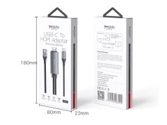 کابل Type-Cبه Hdmi یسیدو 4k مدل  Yesido HM01 Type-C To Hdmi Adapter HM01