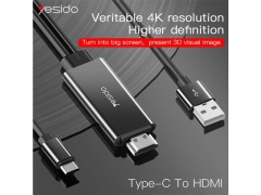 کابل Type-Cبه Hdmi یسیدو 4k مدل  Yesido HM03 Type-C To Hdmi Adapter HM03
