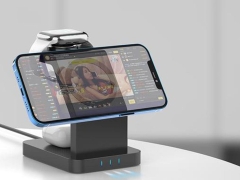 شارژر گوشی و ساعت هوشمند و ایرپاد توتو Totu 3in1 Magnetic Wireless Charging Station