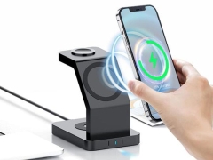 شارژر گوشی و ساعت هوشمند و ایرپاد توتو Totu 3in1 Magnetic Wireless Charging Station