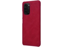 کیف چرمی محافظ نیکین شیائومی NillkinXiaomi Redmi K40/K40 Pro/K40 Pro+/Mi 11i/Poco F3 Qin leather case k40
