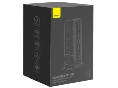 هاب تایپ سی 16 پورت بیسوس Baseus Station Four-Screen Multifunctional Type-C CAHUB-HGOG