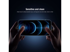 محافظ صفحه نمایش شیشه ای و محافظ لنز نیلکین آیفون 13 مینی Nillkin Apple iPhone 13 mini 2-in-1 HD full screen tempered glass