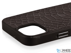 قاب محافظ چرم رنگی برای iphone 13 pro