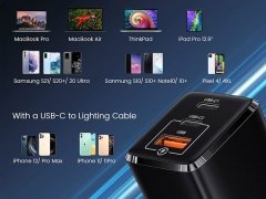 شارژر دیواری سریع یوسامز Usams US-CC135 T33 65W GaN Mini Fast Charger
