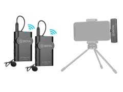 میکروفون دو نفره دیجیتال بی سیم بویا BOYA BY-WM4 PRO-K4 Wireless Omni Lavalier Microphone for iOS Devices